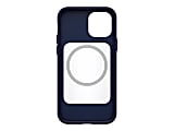 OtterBox Symmetry Series+ - Back cover for cell phone - with MagSafe - polycarbonate, synthetic rubber - navy captain blue - for Apple iPhone 12, 12 Pro