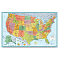 Rand McNally M-Series Wall Map, Laminated, United States, 50" x 32" 1 thumbnail image