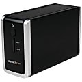StarTech.com Dual Bay SATA External Hard Drive Enclosure - 2 Bay USB 3.0 RAID 3.5in HDD Enclosure 1 thumbnail image
