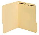 Office Depot® File Folders With Fasteners, 1/3 Cut, 1 Fastener, Letter Size (8-1/2" x 11"), 3/4" Expansion, Manila, Pack Of 25