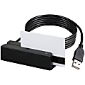 Uniform Industrial MSR213U Magnetic Stripe Reader - High Coercivity (HiCo), Low Coercivity (LoCo) - Dual Track - 55 in/s - USB - Black