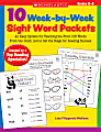 Scholastic 10 Week-By-Week Sight Word Packets 1 thumbnail image