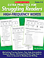 Scholastic Extra Practice For Struggling Readers: High-Frequency Words