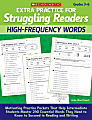 Scholastic Extra Practice For Struggling Readers: High-Frequency Words 1 thumbnail image