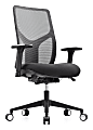WorkPro® 4000 Series Multifunction Ergonomic Mesh/Fabric High-Back Executive Chair, Gray/Black, BIFMA Compliant 1 thumbnail image