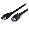 StarTech.com 6 ft Black SuperSpeed USB 3.0 (5Gbps) Extension Cable A to A - M/F - Extend your USB 3.0 SuperSpeed cable by up to an additional 6 feet - usb 3.0 male to female cable - USB 3.2 Gen 1 (5Gbps) extension cord - usb 3 extension cable