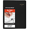 AT-A-GLANCE® 2027 Open Scheduling Weekly Planner, Black, Medium, 6 3/4" x 8 3/4" 1 thumbnail image