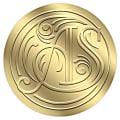 Custom Blind-Embossed Labels And Stickers, Foil Stock, 1-1/4" Circle, Box Of 500 Labels 1 thumbnail image