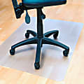 Floortex® Ecotex BioPVC Chair Mat For Hard Floor, 48" x 36", Clear