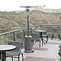 Flash Furniture Sol Stainless-Steel 40,000 BTU Outdoor Propane Heater With Wheels, 87"H x 31"W x 18"D, Silver 1 thumbnail image