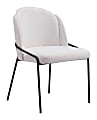 Zuo Jambi Dining Accent Chairs, Ivory, Set Of 2 Chairs 1 thumbnail image