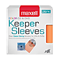 Maxell® CD/DVD Keepers, Assorted Colors, Pack Of 25 1 thumbnail image