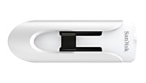 SanDisk® Cruzer Glide USB 2.0 Flash Drive, 16 GB, White