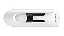 SanDisk® Cruzer Glide USB 2.0 Flash Drive, 16 GB, White 1 thumbnail image