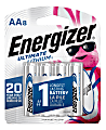 Energizer® Photo Ultimate AA Lithium Batteries, Pack Of 8