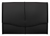 Office Depot® Brand Polypropylene Expanding File, 13 Pocket, Expansion 3-1/2", 8 1/2" x 14", Legal, Black, Pack of 1 1 thumbnail image