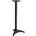 Sanus Euro Series Heavy-Duty Speaker Stand for Bookshelf Speakers - Sold as Pair - 28in Height - Black - 25 lb Load Capacity - 28" Height x 10.5" Width x 12" Depth - Steel - Black
