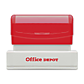 Custom Office Depot® Brand Pre-Inked Stamp, 9/16" x 2-13/16" Impression 1 thumbnail image