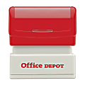 Custom Office Depot® Brand Pre-Inked Stamp, 9/16" x 1-13/16" Impression 1 thumbnail image