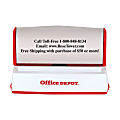 Custom Office Depot® Brand Pre-Inked Stamp, 9/16" x 2-15/16" Impression