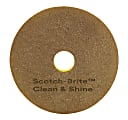 Scotch-Brite™ Clean & Shine Floor Pads, 13", Yellow/Gold, Case Of 5 1 thumbnail image
