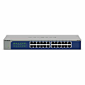 Netgear 24-Port Gigabit Ethernet Switches - 24 Ports - Gigabit Ethernet - 10/100/1000Base-T - 2 Layer Supported - GS524300NAS 1 thumbnail image