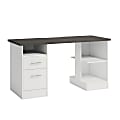 Sauder Select 59"W Gaming Computer Desk, White/Charcoal Ash 1 thumbnail image