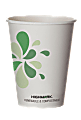 Highmark® ECO Compostable Hot Coffee Cups, 12 Oz, White, Pack Of 500