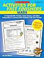 Scholastic Activities For Fast Finishers: Math