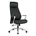 Office Star™ Dillion Ergonomic Antimicrobial Fabric High-Back Office Chair, Black 1 thumbnail image