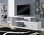 Monarch Specialties Art Deco TV Stand For TVs Up To 60", White 1 thumbnail image