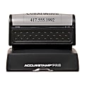 ACCU-STAMP® 50% Recycled PRO Pre-Inked Stamp With Microban®, 1 1/2" x 2 7/16" Impression