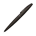 Cross® ATX Brushed Ballpoint Pen, Medium Point, 1.0 mm, Brushed Black Barrel, Black Ink