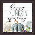Timeless Frames® Harvest Framed Artwork, 12” x 12”, Happy Pumpkin Picking