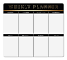Office Depot® Brand Weekly Desk Calendar Mouse Pad, 9” x 8”, Black And White, NS9856K 1 thumbnail image