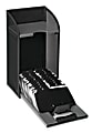 Rolodex® Two-Tone Mesh Photo-Frame Card File, Black/Silver 1 thumbnail image