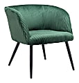 Zuo Modern Papillion Plywood And Steel Accent Chair, Green