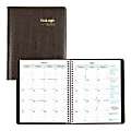 Brownline® EcoLogix 14-Month Planner, 8-7/8" x 7-1/8", Black, December 2019 to January 2021
