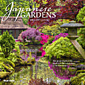 2024 Brush Dance Monthly Square Wall Calendar, 12" x 12", Japanese Gardens, January To December