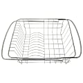 Better Houseware Adjustable Over-the-Sink Dish Drainer, 5"H x 11-1/2"W x 16-1/2"D, Silver 1 thumbnail image
