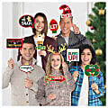 Amscan 3900391 Christmas Words Photo Prop Kit, 14"H x 8-1/2"W, Multicolor 1 thumbnail image