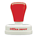 Custom Office Depot® Brand Pre-Inked Round Stamp, 1-3/4" Diameter Impression