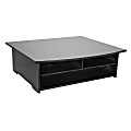 Rolodex® Wood Workspace Printer Stand, Black 1 thumbnail image