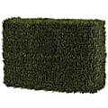 Nearly Natural Cedar Hedge 20”H Artificial Decorative Indoor/Outdoor Plant, 20”H x 29”W x 11-1/2”D, Green