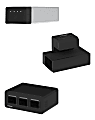 Luxor EdgePower Desktop Charging Station System, Light Use Bundle, Black/Silver, KBEP-3B3C3