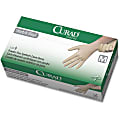 Medline Powder-free Stretch Vinyl Exam Gloves - Medium Size - Vinyl - Cream - Stretchable, Powder-free, Latex-free, Non-sterile, Beaded Cuff, 150/PK 1 thumbnail image
