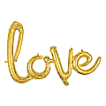 Amscan "Love" Cursive Balloon Banner, 27" x 35", Gold 1 thumbnail image