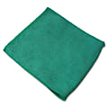 Genuine Joe General Purpose Microfiber Cloth - For General Purpose - 16" Lx16" W - Green - 12/Bag - 15/Carton - 39505CT 1 thumbnail image