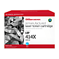 Office Depot® Brand Remanufactured High-Yield Cyan Toner Cartridge Replacement For HP 414X, W2021X 1 thumbnail image