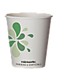 Highmark® ECO Compostable Hot Coffee Cups, 10 Oz, White, Pack Of 50